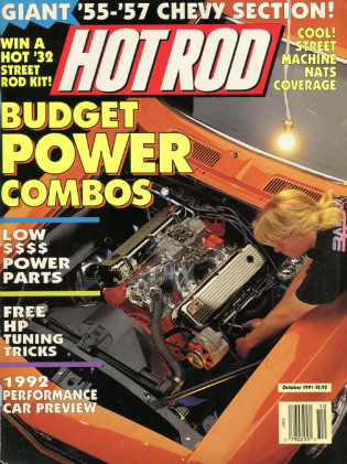 HOT ROD 1991 OCT - TRI-5s, POWER GOODIES, CUDA